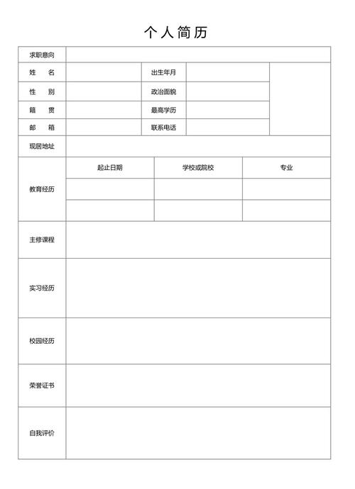 简历表视频视频永久