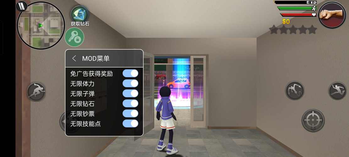 火柴人蜘蛛英雄破解版无限金币无限钻石剪辑版