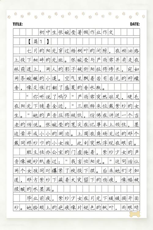14岁初中生张婉莹暑假作业无限时间版