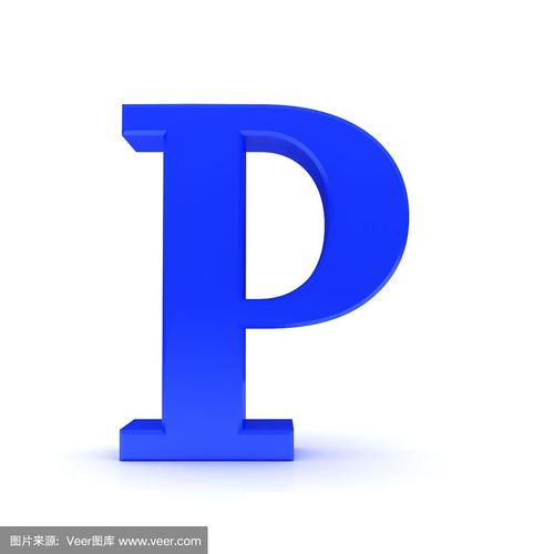 蓝色p图标免费