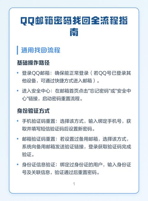 qq邮箱密码怎么找回