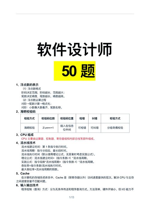 软件设计师资料