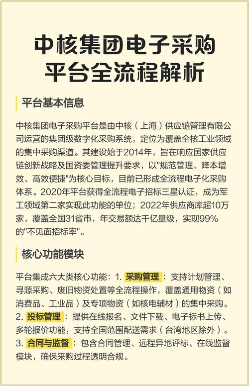 中核集团电子采购平台