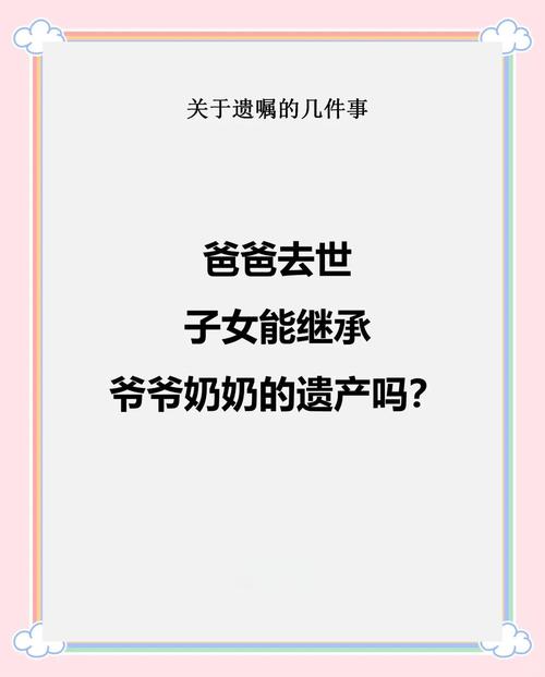 奶奶爷爷遗产N