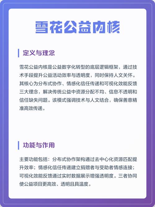 雪花公益内核免