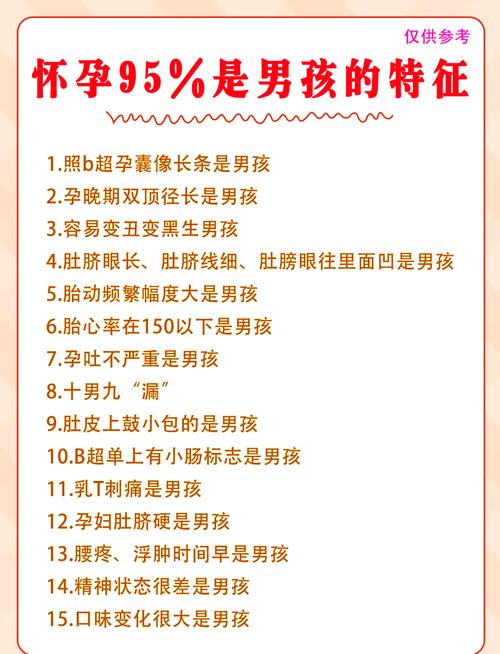 100%生男孩的症状
