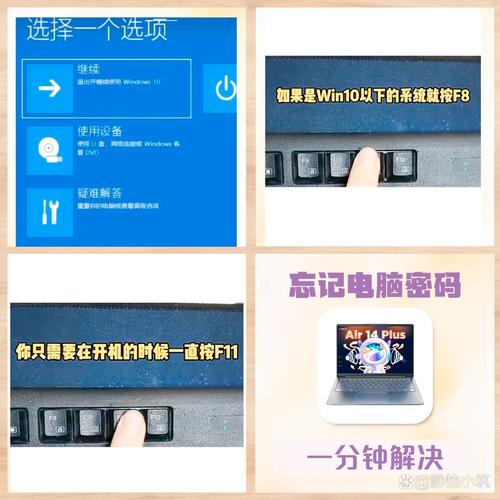 电脑忘记密码了怎么打开电脑