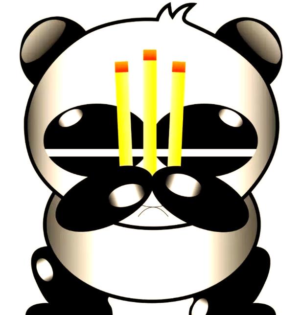 熊猫烧香病毒图片